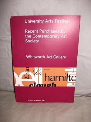 Seller image for Recent Purchases by the Contemporary Art Society: University Arts Festival for sale by High Barn Books