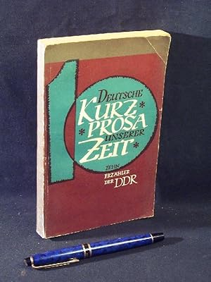 Deutsche Kurzprosa unserer Zeit / Rasskazy pisatelej GDR : kniga dlja ?tenija na starich kursach...