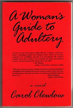 Bild des Verkufers fr A Woman's Guide to Adultery - or - Thinking of Monica [COLLECTIBLE ADVANCE READER'S COPY] zum Verkauf von Cameron-Wolfe Booksellers