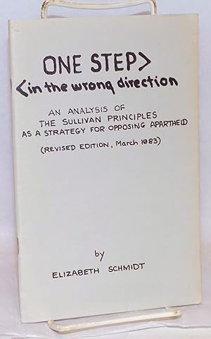 One step: in the wrong direction: an analysis of the Sullivan Principles as a strategy for opposi...