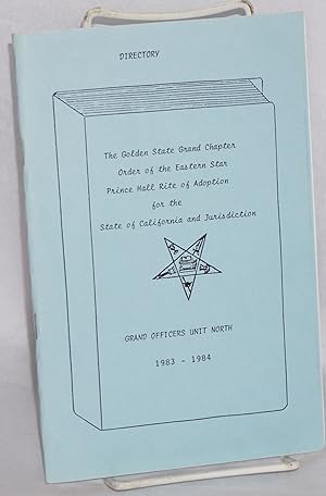 Imagen del vendedor de Directory, Grand Officers Unit North, 1983 - 1984 a la venta por Bolerium Books Inc.