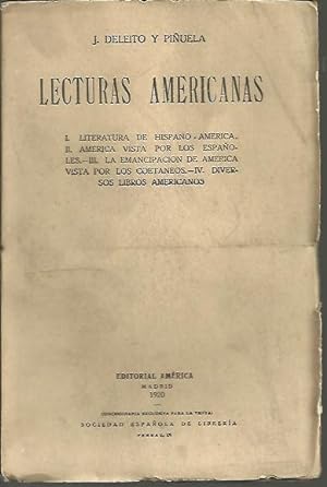 Seller image for LECTURAS AMERICANAS. for sale by Librera Javier Fernndez