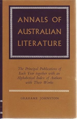 Seller image for Annals Of Australian Literature. for sale by Time Booksellers
