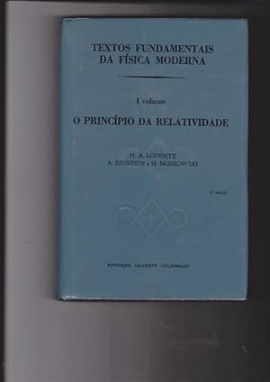 Imagen del vendedor de Textos Fundamentais Da Fisica Moderna I Volume o Principio Da Relatividade a la venta por Meir Turner