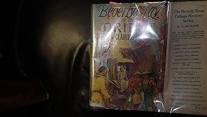 Bild des Verkufers fr Beverly Gray in the Orient, Mystery Series #7 in Color DustJacket of a Girl in White Dress & Hat Seated in Rickshaw with Men cazrryinbg burdens on Their Shoulders zum Verkauf von Bluff Park Rare Books