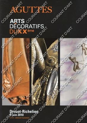 ARTS DECORATIFS DU XXEME. [VIARDOT. TIFFANY. EUGENE ROUSSEAU. DUVINAGE. MOSER. LOETZ. GALLE. DALP...