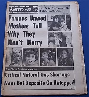 Image du vendeur pour The National Tattler (May 28, 1972, Vol. 16 No. 22): Topical (formerly 'Provocative') Features of Unusual Interest (Supermarket Tabloid) mis en vente par Bloomsbury Books