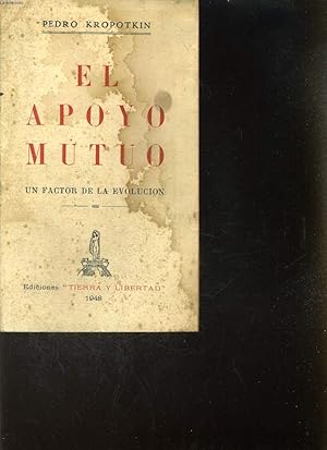 Seller image for EL APOYO MUTUO, UN FACTOR DE LA EVOLUCION for sale by Le-Livre