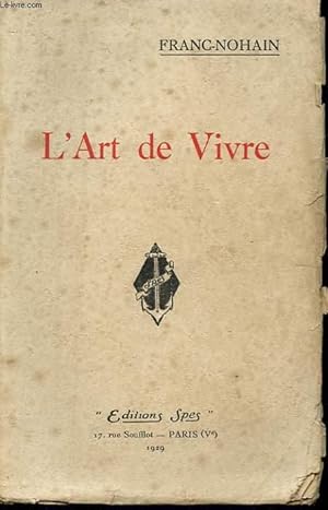 Imagen del vendedor de L'ART DE VIVRE a la venta por Le-Livre