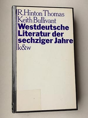 Seller image for Westdeutsche Literatur der sechziger Jahre. (60er Jahre/ 60-er) for sale by Bildungsbuch