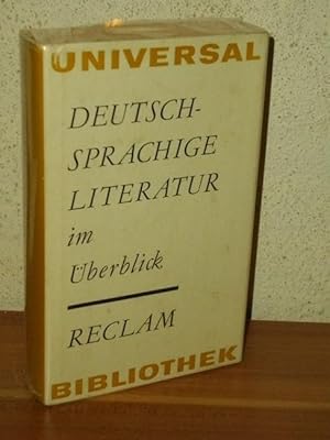 Deutschsprachige Literatur im Überblick [Verfasserkollektiv: Hans-Georg Werner [u.a.]]