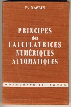 Principes des calculatrices numériques automatiques