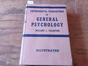 Image du vendeur pour Experimental Foundations of General Psychology. mis en vente par Librera "Franz Kafka" Mxico.
