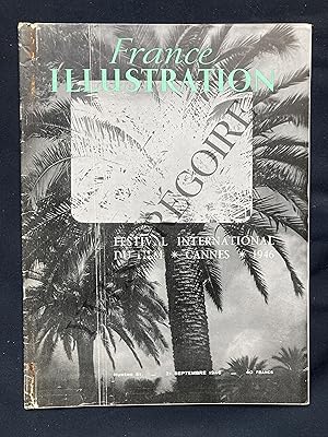 FRANCE ILLUSTRATION-N°51-21 SEPTEMBRE 1946-FESTIVAL INTERNATIONAL CANNES 1946