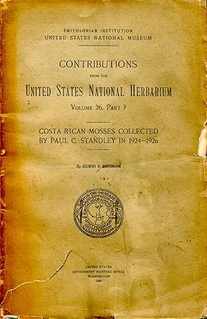Seller image for Costa Rican mosses collected by Paul C. Standley in 1924-1926 for sale by Sylvain Par�