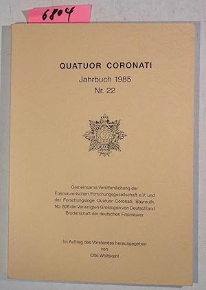 Quatuor Coronati Jahrbuch 1985 - Nr. 22