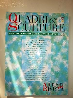 "QUADRI & SCULTURE La Rivista Mensile dell'arte italiana Anno II Allegato al Numero 9 - 1994"