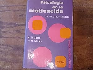 Seller image for Psicologa de la motivacin. Teora e investigacin. for sale by Librera "Franz Kafka" Mxico.