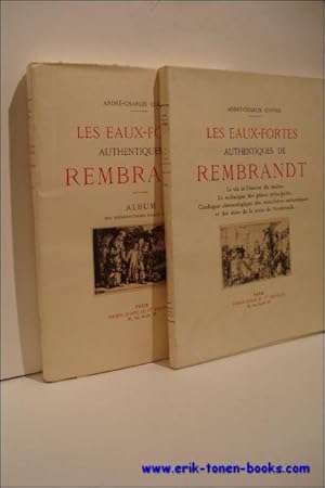 Bild des Verkufers fr eaux fortes authentiques de Rembrandt La vie et l'oeuvre du maitre. La technique des pieces principales. zum Verkauf von BOOKSELLER  -  ERIK TONEN  BOOKS