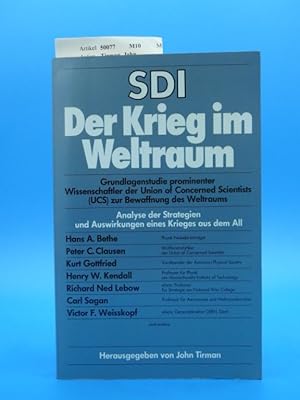 Seller image for SDI Der Krieg im Weltraum Analyse der Strategien und Auswirkungen eines Krieges aus dem All for sale by Buch- und Kunsthandlung Wilms Am Markt Wilms e.K.