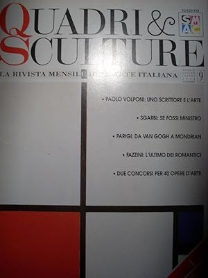 "QUADRI & SCULTURE Anno II, Giugno - Luglio 1994 Numero 9"