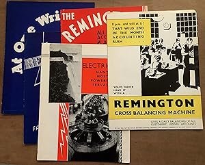 Seller image for The Remington Rapid For Invoicing SIX SALES BROCHURES EXTREMELYB SCARCE for sale by Deightons