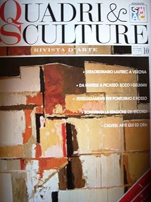 "QUADRI & SCULTURE Rivista d'Arte Anno II Settembre / Ottobre 1994 Numero 10"