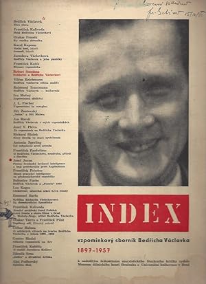 Seller image for INDEX List pro kulturni politiku 1957/ INDEX Magazine of Cultural Polics 1957 for sale by ART...on paper - 20th Century Art Books