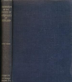 Image du vendeur pour Proceedings of the Society of Antiquaries of Scotland, Volume 55. Fifth Series Volume 7 Session 1920-1921 mis en vente par Barter Books Ltd