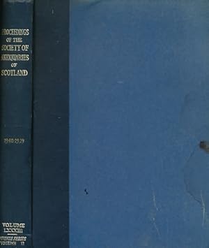 Image du vendeur pour Proceedings of the Society of Antiquaries of Scotland, Volume 83. Seventh Series Volume 11 Session 1948-1949 mis en vente par Barter Books Ltd