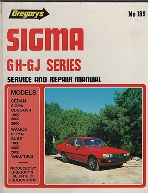 Imagen del vendedor de Sigma GH -GJ Series, Service and Repair Manual a la venta por Dromanabooks