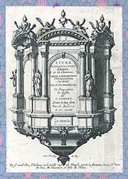 Livre d'architecture d'autels, et de cheminées = Architecture of Altars & Chimneys.