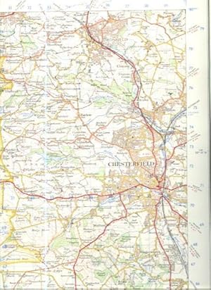 Buxton, Matlock and Dovedale Sheet 119 1:50000 First Series Flat Map