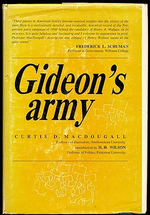 Seller image for GIDEON'S ARMY. Vol. I: The Components of the Decision for sale by Alkahest Books