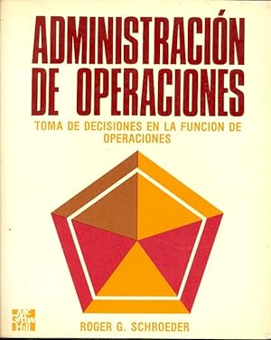 Seller image for ADMINISTRACION DE OPERACIONES - TOMA DE DECISIONES EN LA FUNCION DE OPERACIONES - for sale by Libreria 7 Soles