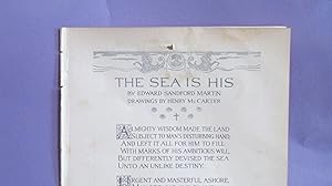 Seller image for The Sea Is His for sale by Legacy Books II