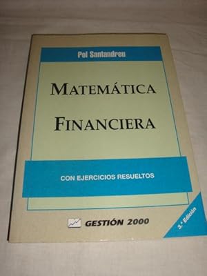 Seller image for Matemtica financiera (con ejercicios resueltos) for sale by Llibres Capra