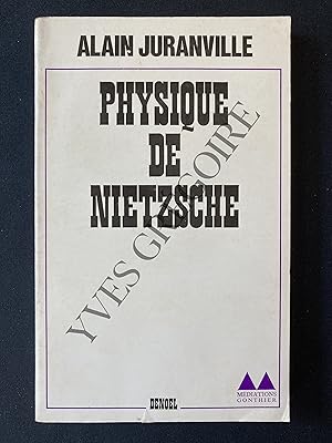 Bild des Verkufers fr PHYSIQUE DE NIETZSCHE zum Verkauf von Yves Grgoire