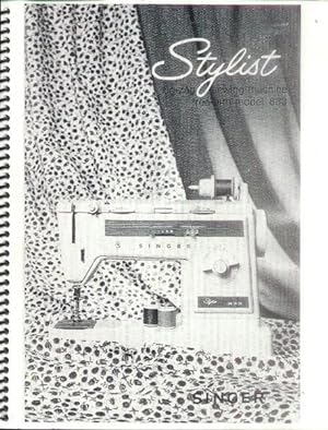 Singer Stylist Zig-zag Sewing Machine Free-arm Model 833 (Instruction booklet)