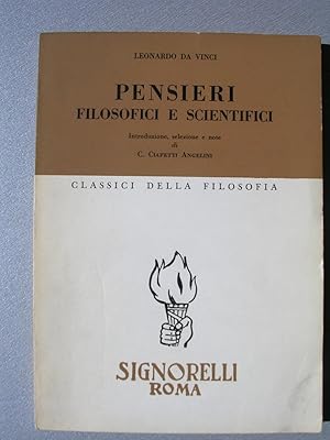 Immagine del venditore per PENSIERI FILOSOFICI E SCIENTIFICI venduto da LLIBRES del SENDERI