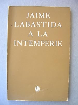 Image du vendeur pour A LA INTEMPERIE mis en vente par LLIBRES del SENDERI