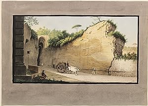 Entrance of the Grotta of Pausilipo (tav. XVI)