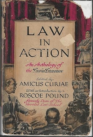 Bild des Verkufers fr Law in Action: An Anthology of the Law in Literature zum Verkauf von Dorley House Books, Inc.