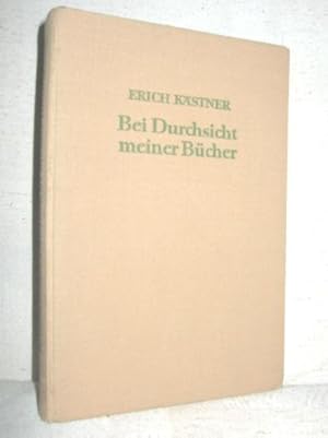 Bild des Verkufers fr Bei Durchsicht meiner Bcher. (Eine Auswahl aus vier Versbnden) zum Verkauf von Antiquariat Zinnober