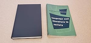 Seller image for Language and Literature in Society: A Sociological Essay on Theory and Method in the Interpretation of Linguistic Symbols for sale by Jennifer Duncan