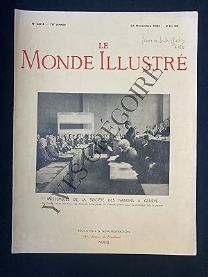 LE MONDE ILLUSTRE-N°4014-24 NOVEMBRE 1934