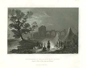 [Syria, Holy Land, Asia Minor] Encampment at Ras-El-Ain, Near Balbec (caption title). [ORIGINAL S...