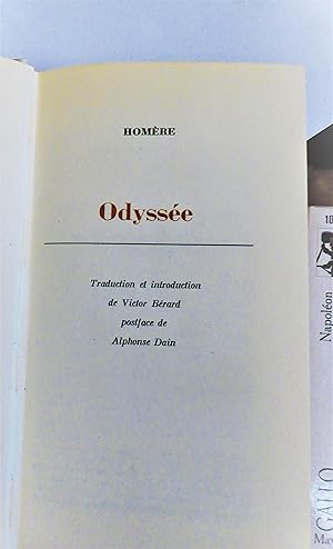 Odyssée En 2 Volumes (traduction et Introduction De Victor Bérard, Postface De Alphonse Dain)