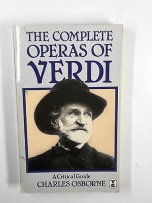 Immagine del venditore per The complete operas of Verdi venduto da Cotswold Internet Books