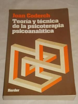 Imagen del vendedor de Teora y prctica de la psicoterapia psicoanaltica a la venta por Llibres Capra